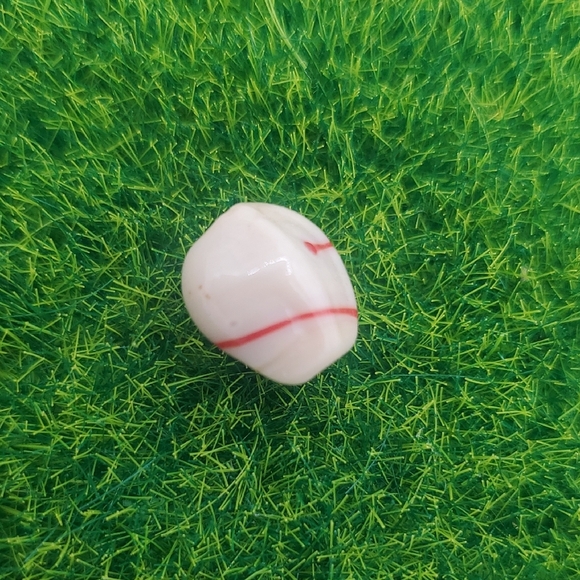 Glass Candy Striped Charm P323 - Picture 1 of 3